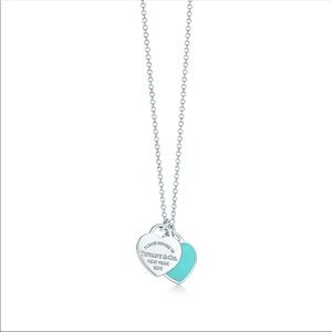 Tiffany double heart necklace
